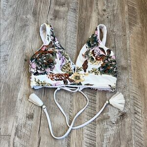 Maaji Reversible Multicolor Floral Bikini Top